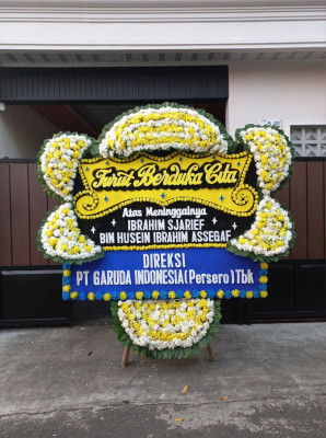 Papan Bunga Duka di Kawatuna