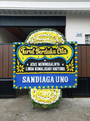 Papan Bunga Duka di Kawatuna